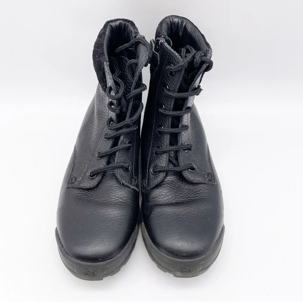 Gucci‎ Kids Black Lace Up Boots Size 32
